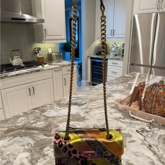 Kurt Geiger NWOT Vibrant Print Shoulder Bag - Picture 4 of 14
